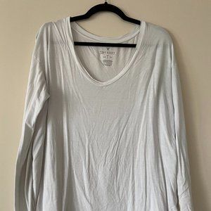 XS White American Eagle Soft & Sexy Long Sleeve